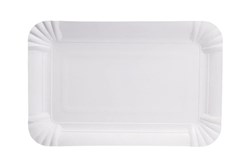 Χάρτινο Πιάτο Λευκό Παραλ/μο 21x28cm 250τεμ. 