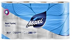 Χαρτί Υγείας Maxi 3Φ. Aρωμα Vertipack 8x150gr 