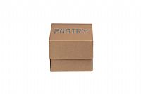 Κουτιά Ζαχαροπλαστικής Με Επίστρωση PE Craft Patisserie Design Με Παράθυρο 10kg (διάφορες διαστάσεις)