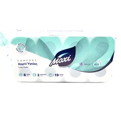 Χαρτί Υγείας Maxi Deco 2Φ. 8 Ρολά 65gr