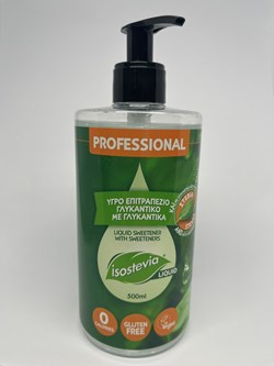 Γλυκαντικό Υγρό με Στέβια Isostevia 500ml με αντλία