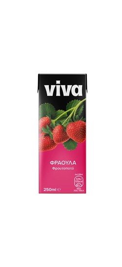 Viva Φρουτοποτό Φράουλα 250ml